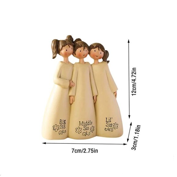 Three Sisters Figurine  - Picture 3 of 6